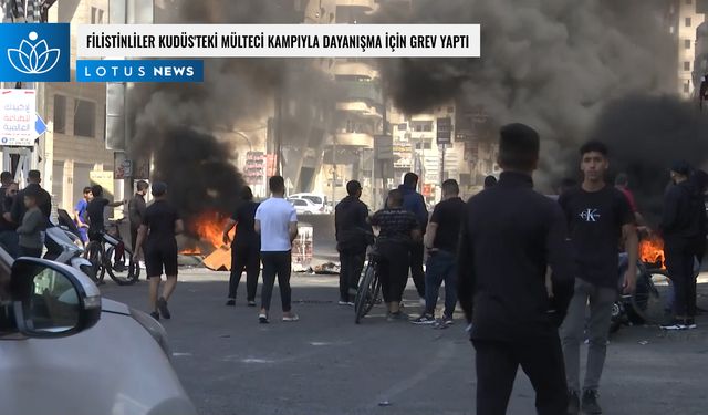 Video: Filistinliler Kudüs'teki mülteci kampıyla dayanışma için grev yaptı