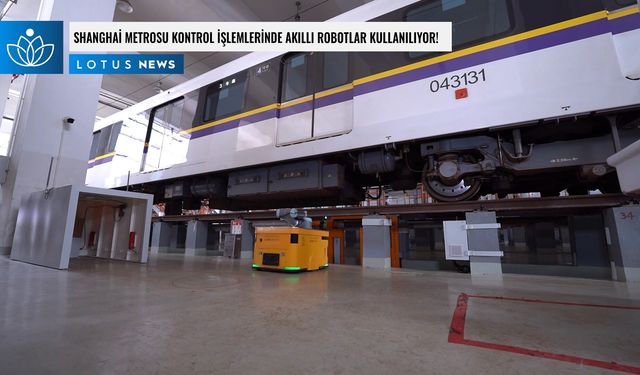 Video: Shanghai Metrosu kontrol işlemlerinde akıllı robotlar kullanıyor