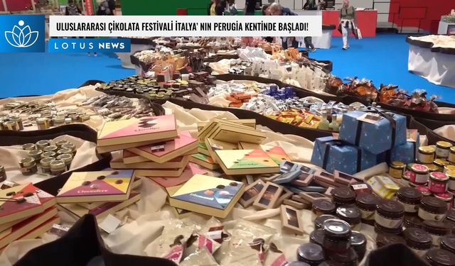 Video: Uluslararası çikolata festivali İtalya'nın Perugia kentinde başladı