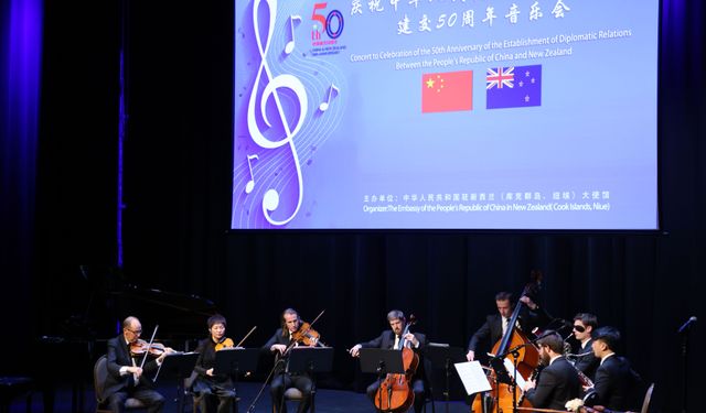 Çin-Yeni Zelanda ilişkilerinin 50. yıl dönümü konserle kutlandı