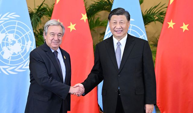 Xi, BM Genel Sekreteri Guterres ile biraraya geldi