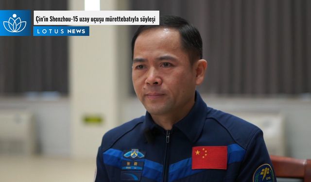 Video: Çin'in Shenzhou-15 uzay uçuşu mürettebatıyla söyleşi