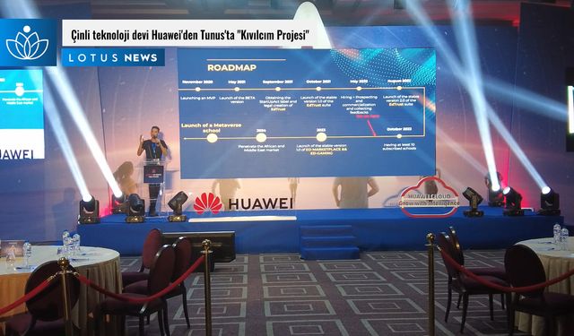 Video: Çinli teknoloji devi Huawei'den Tunus'ta 'Kıvılcım Projesi'