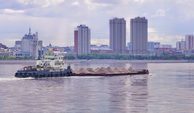 Çin'in kuzeydoğusundaki Heihe limanından yapılan dış ticaret ilk üç çeyrekte hızlı arttı