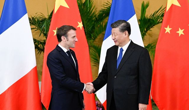 Xi, Fransa Cumhurbaşkanı Macron'la görüştü