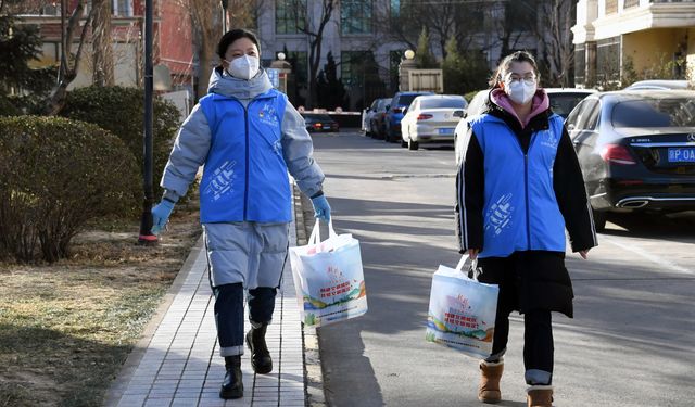 Fotoğraf: Beijing'de yaşlılara sağlık malzemeleri dağıtıldı