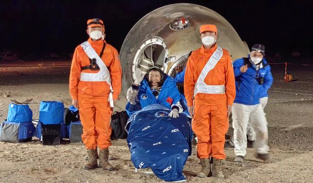 Dünya'ya güvenli şekilde dönen Shenzhou-14 astronotu Chen Dong