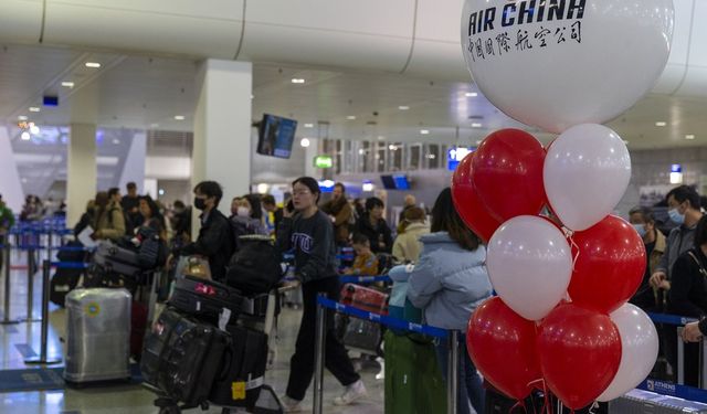 Çin uluslararası uçuşlardaki sınırlamaları 8 Ocak'tan itibaren gevşetecek