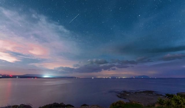 Meteor yağmurunda eşsiz görüntüler