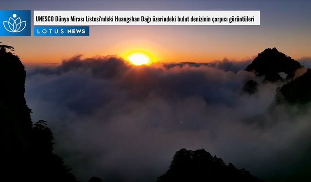 Video: UNESCO Dünya Mirası Listesi'ndeki Huangshan Dağı üzerindeki bulut denizinin çarpıcı görüntüleri