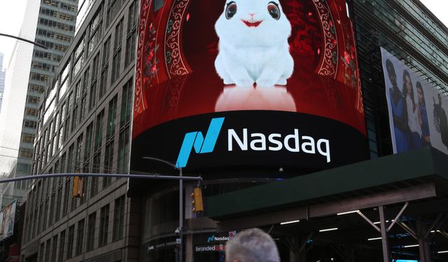 New York'taki Nasdaq'ta Çin Yeni Yılı kutlaması