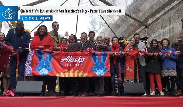 Video: Çin Yeni Yılı'nı kutlamak için San Francisco'da Çiçek Pazarı Fuarı düzenlendi