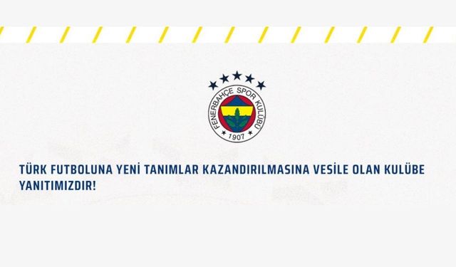 Fenerbahçe’den ’algı’ açıklaması