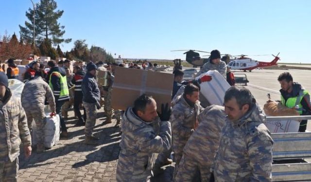 Mehmetçik, Hatay'a lojistik destek üssü kurdu