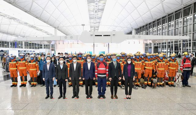 Hong Kong Özel İdari Bölgesi Türkiye'ye arama kurtarma ekibi gönderdi