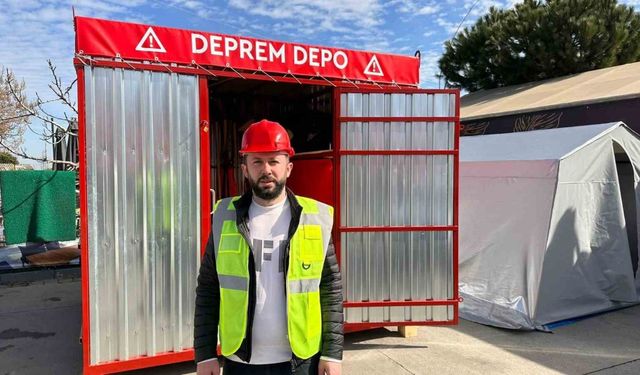 Genç girişimcinin ürettiği ’Deprem Depo’ projesi büyük ilgi görüyor