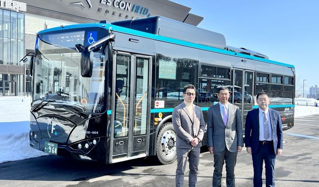 Çinli otomobil üreticisi BYD, Japonya'nın Hokkaido vilayetine elektrikli otobüs teslimatı yaptı