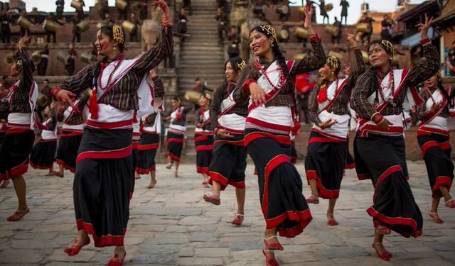 Nepal'de yaklaşan yeni yılı karşılamak için müzik etkinliği düzenlendi