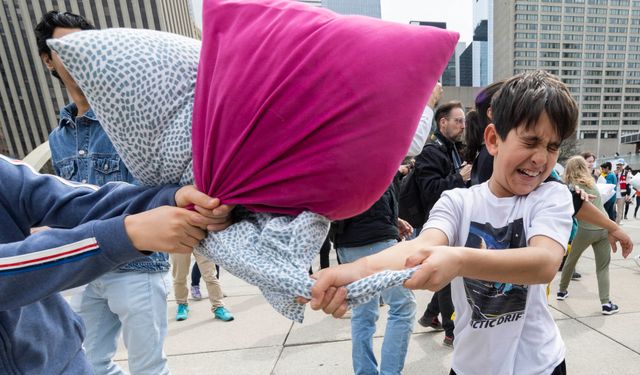 Kanada'da Uluslararası Yastık Savaşı Günü kutlandı