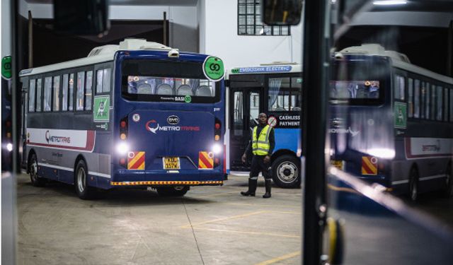 Çinli BYD ile işbirliği yapan Kenya'da elektrikli otobüsler hizmete başladı