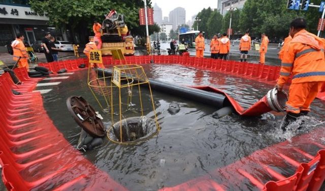 Çin'in Hebei eyaletinde sağanak yağışlarda 9 kişi hayatını kaybetti