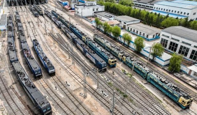 Çin'in Shanxi eyaletinde 2017'den bu yana 700 Çin-Avrupa yük treni seferi gerçekleştirildi