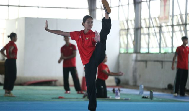 Myanmar Wushu takımı, Hangzhou Asya Oyunları'na hazırlanıyor