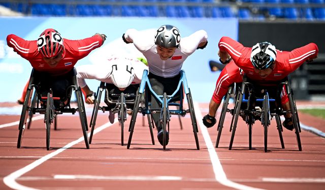 4. Asya Paralimpik Oyunları erkekler atletizm finalinde Taylandlı sporcu altın madalya aldı