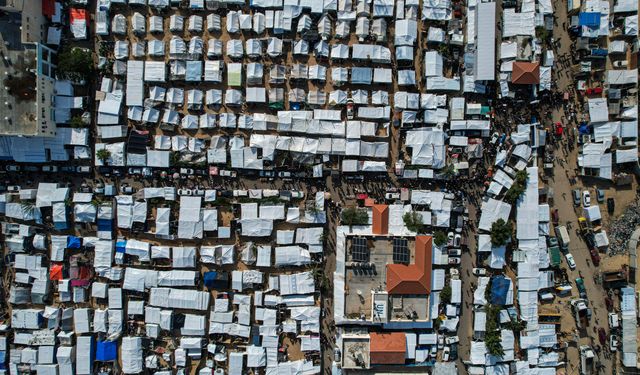 Gazze'de yerinden edilen kişi sayısı 1,7 milyona ulaştı