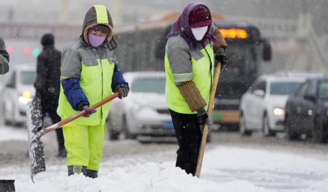 Çin'de soğuk hava ve şiddetli rüzgarların etkili olması bekleniyor