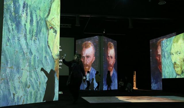 Norveç'teki Van Gogh Yaşıyor sergisi panoramik bir görsel deneyim sunuyor