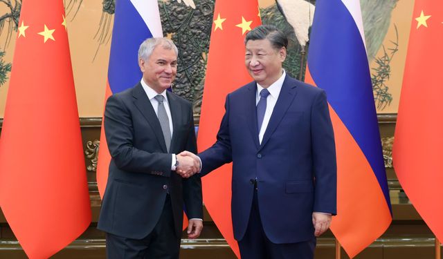 Xi, Rusya Devlet Duması Başkanı Volodin ile görüştü