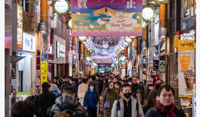 Japonya'nın başkenti Tokyo'da yeni yıl hazırlıkları