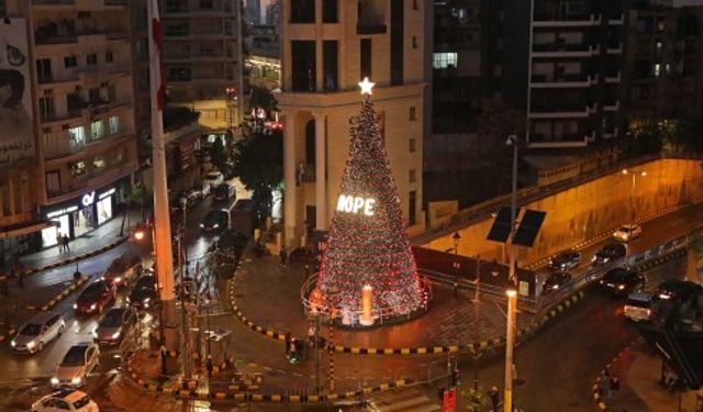 Lübnan'ın başkenti Beyrut'ta Noel hazırlıkları başladı