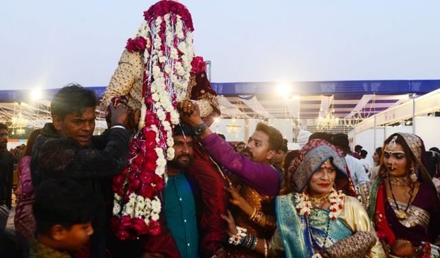 Pakistan'ın Karaçi kentinde toplu düğün töreni düzenlendi