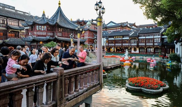 Shanghai kentine gelen turist sayısı 2023'te yüzde 70'ten fazla arttı