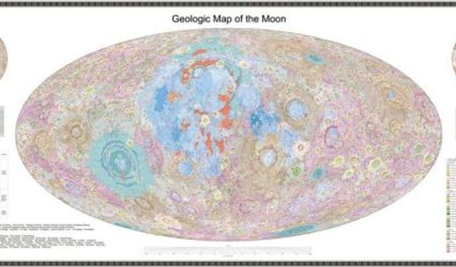 Çin, Ay'ın jeolojik haritasını yayımlandı