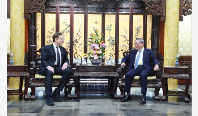 Çin Başbakanı Li, Beijing'de Elon Musk ile görüştü