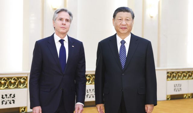 Çin Cumhurbaşkanı Xi, ABD Dışişleri Bakanı Blinken ile görüştü