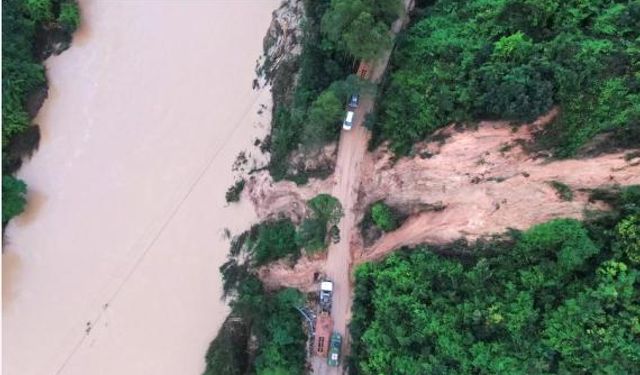 Çin'in Guangdong eyaletinde şiddetli yağış sonucu 11 kişi kayboldu