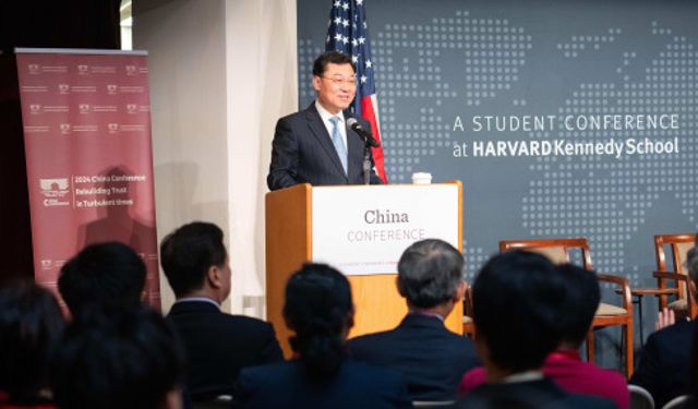 Çin'in Washington Büyükelçisi, Harvard Kennedy Okulu'nda konuşma yaptı