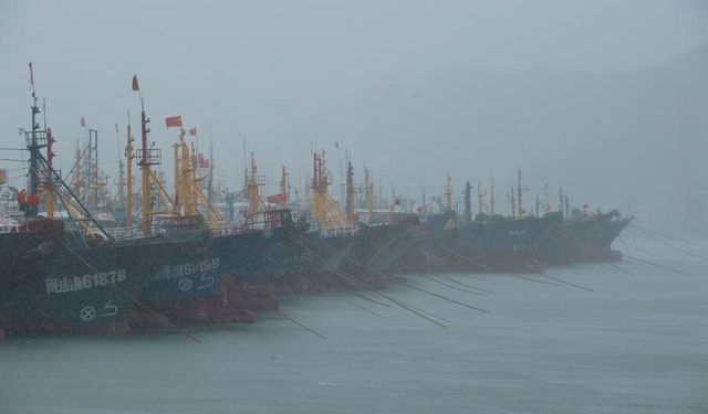 Çin'in Fujian ve Zhejiang eyaletleri Gaemi Tayfunu nedeniyle alarm seviyesini yükseltti