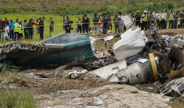 Katmandu'daki havalimanında uçak kazası: 18 ölü