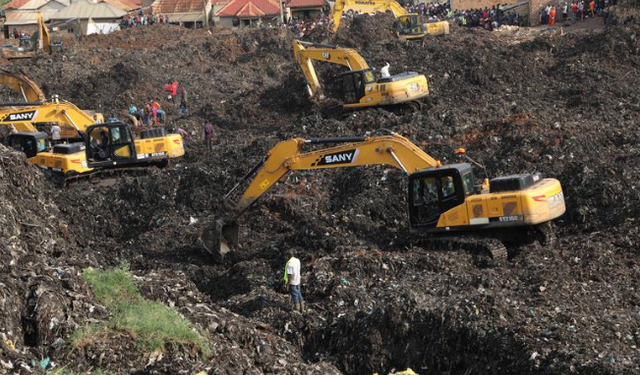 Uganda'da çöp toplama sahasındaki heyelanda ölenlerin sayısı 24'e yükseldi