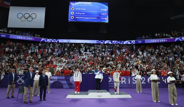 Olimpiyat Oyunları badminton tek kadınlarda altın madalyayı Güney Koreli An Se Young kazandı