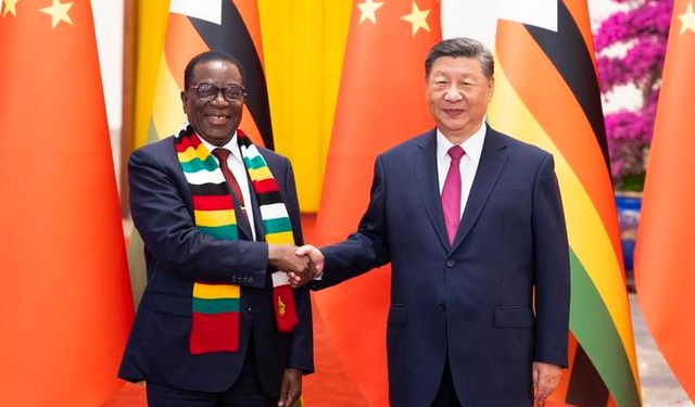 Çin Cumhurbaşkanı Xi, Zimbabve Devlet Başkanı Mnangagwa ile Beijing'de görüştü