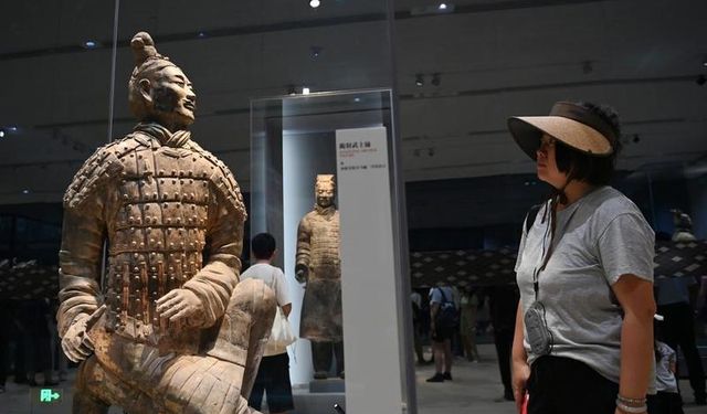 Çin'in ikonik Terracotta Savaşçıları sergisi yoğun ilgi gördü