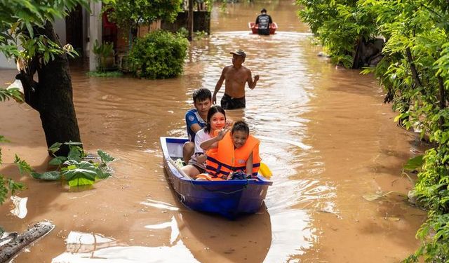 Laos'un başkenti Viyentiyan'da artan sel riski nedeniyle önlemler artırıldı