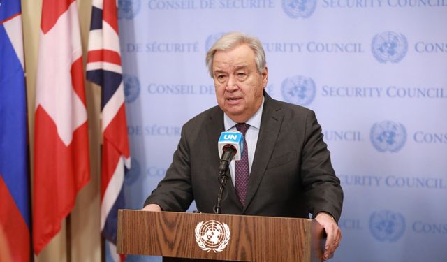 BM Genel Sekreteri Guterres: Suriye'deki tüm taraflar siyasi sürece geri dönmeli