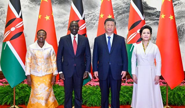 Çin Cumhurbaşkanı Xi, Kenya Devlet Başkanı Ruto ile görüştü